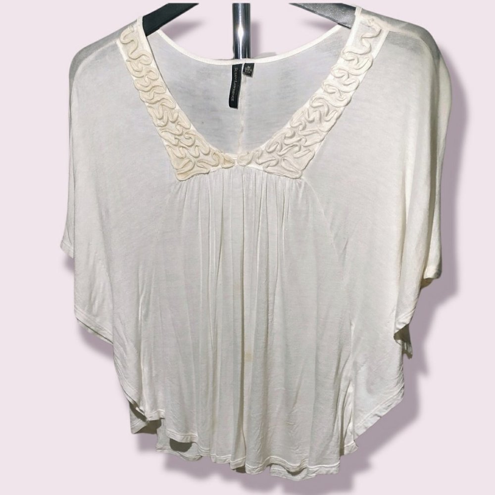 Boho Top with Batwing Sleeves